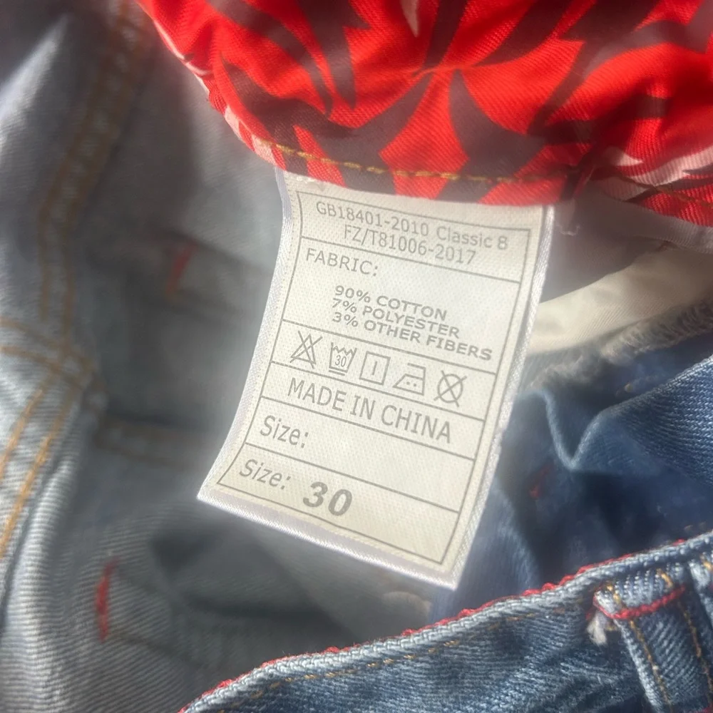 Men's Nitagut Distressed Blue Jeans